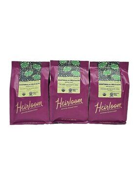 3PK Heirloom Coffee Roaster Regeneratively Farmed Guatemala Cielo Alto 12oz Bags